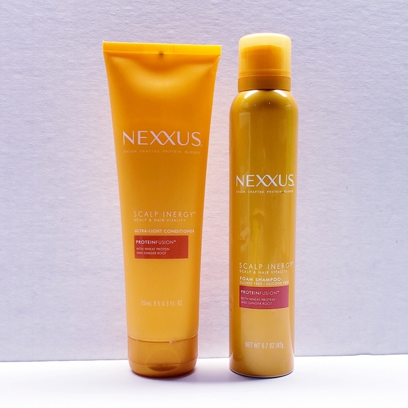 Nexxus Scalp Inergy Foam Shampoo & Ultra-Light Conditioner - Picture 1 of 2